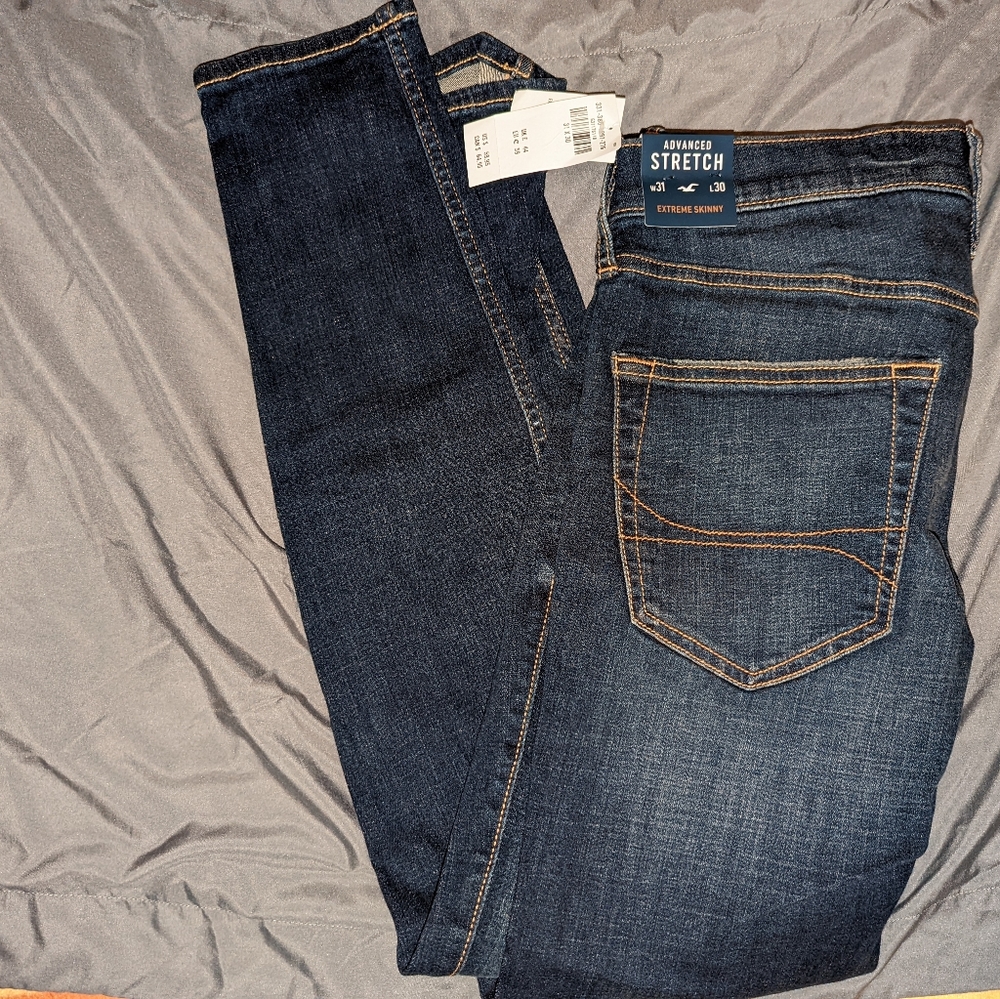 Hollister Advanced Stretch Skinny Jeans size 31/30